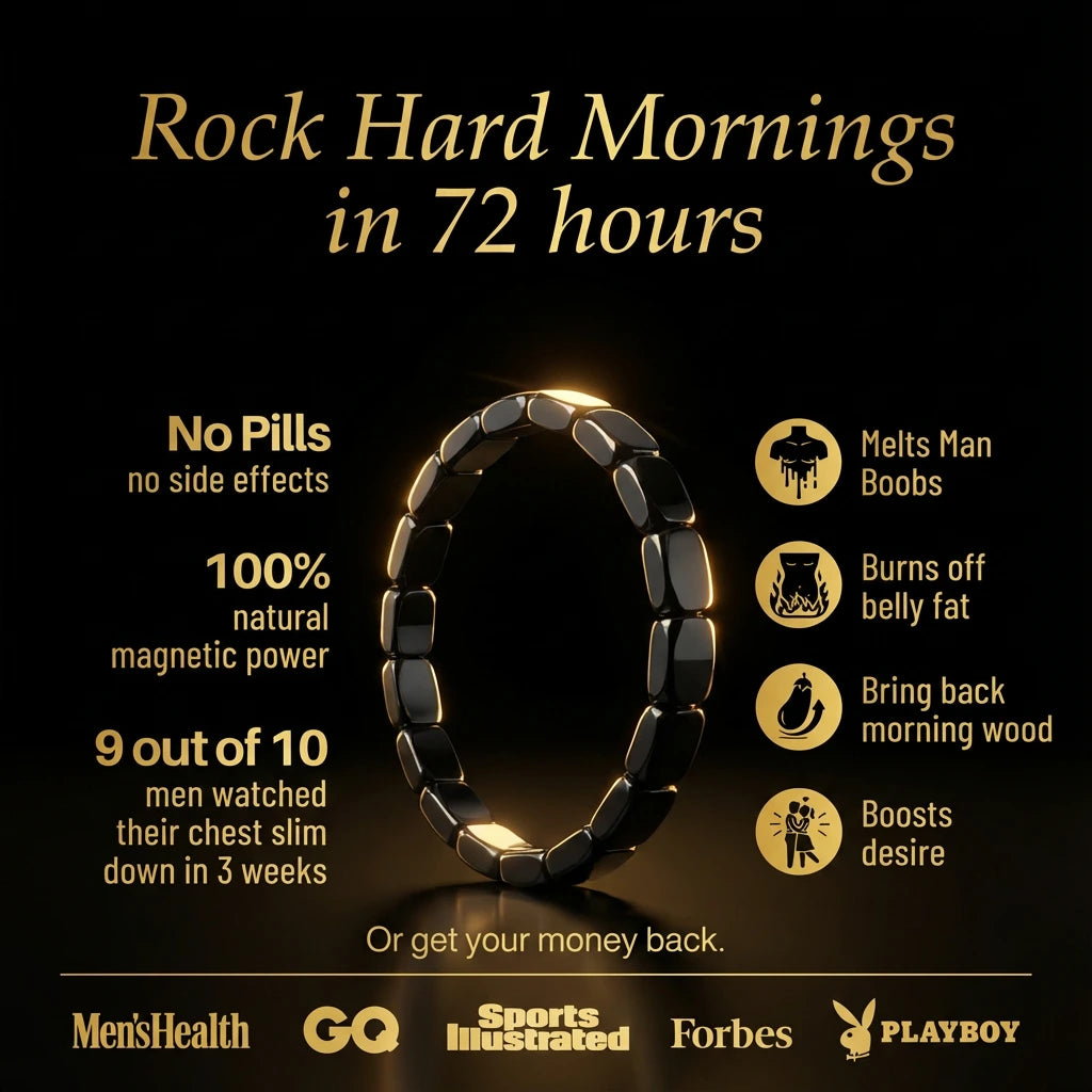 Hemistone Hematite Bracelet : Keep the edge other men quietly lose. Not through belief. Through something you actually feel — every day. Or your money back.
