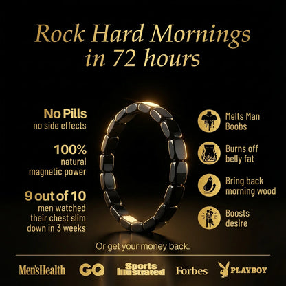 Hemistone Hematite Bracelet : Keep the edge other men quietly lose. Not through belief. Through something you actually feel — every day. Or your money back.