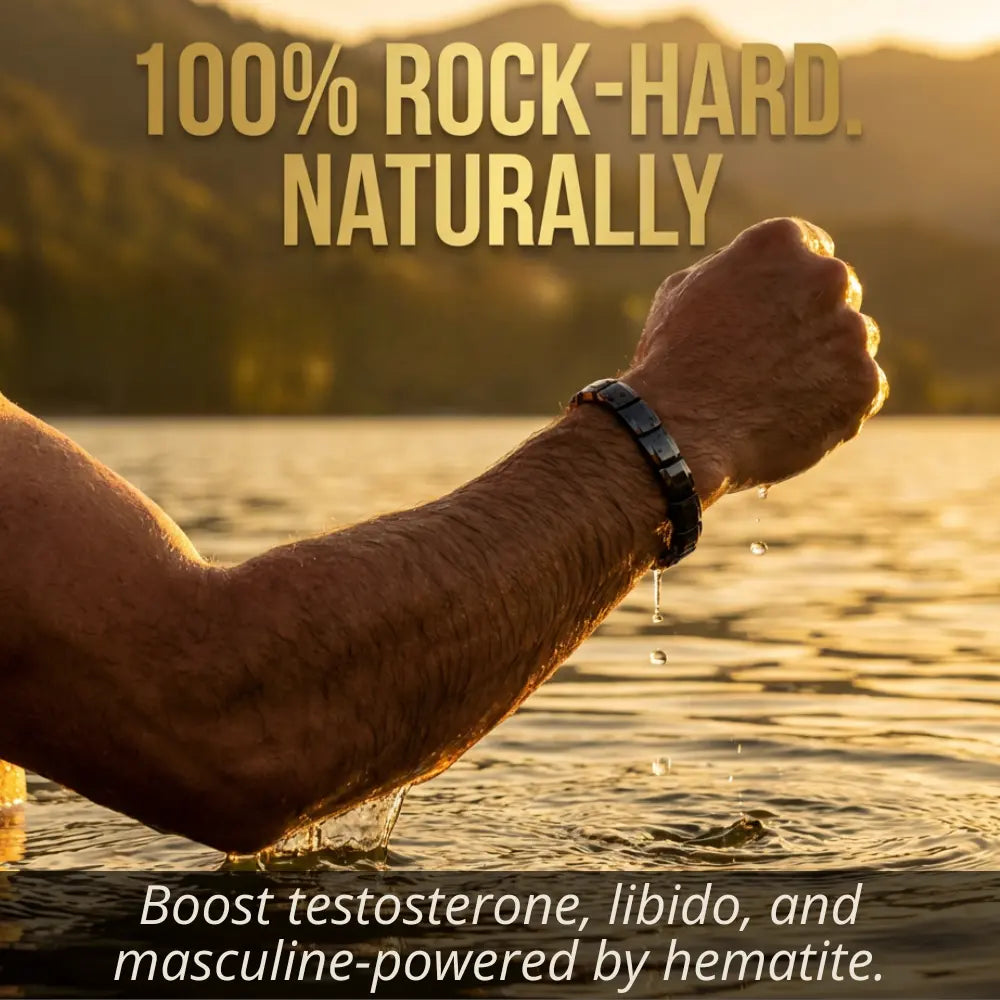 Hemistone Hematite Bracelet : Keep the edge other men quietly lose. Not through belief. Through something you actually feel — every day. Or your money back.